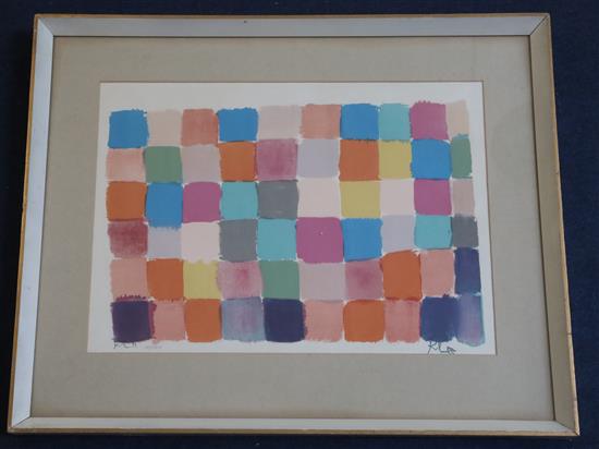 § Paul Klee (1879-1940) Composition en Coleurs 29 x 440cm